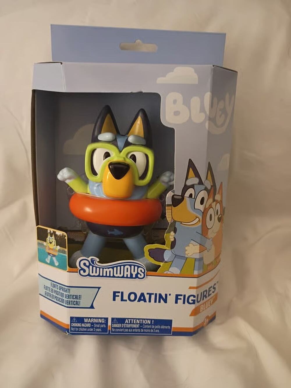 Bluey Floatin’ Figures: Swimways Water Play Toy for Kids Ages 3+